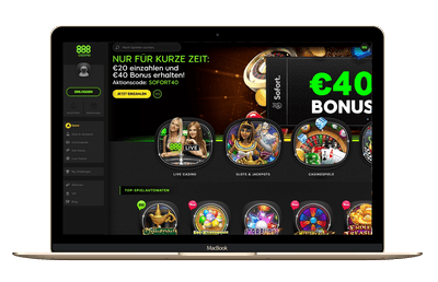 888 Casino Casino Screenshot